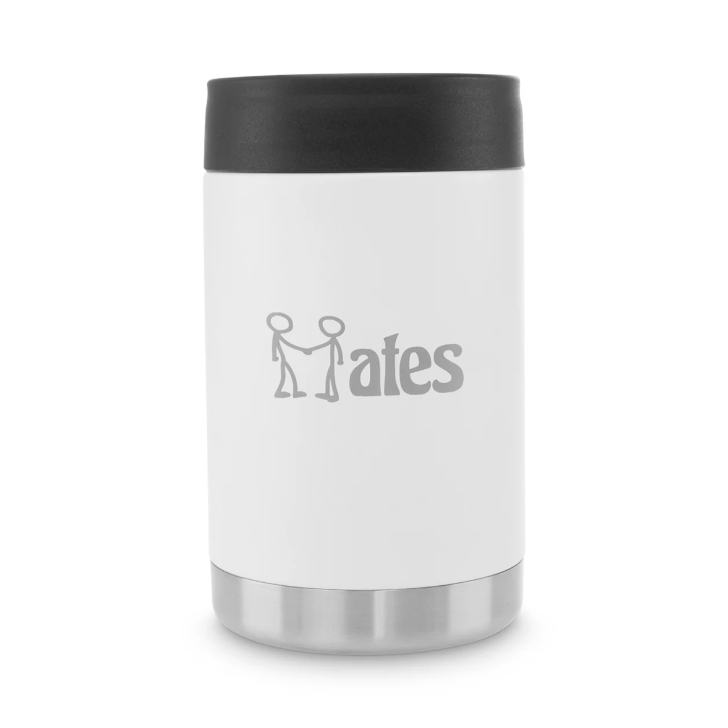 Stainless Stubby Holder (White)