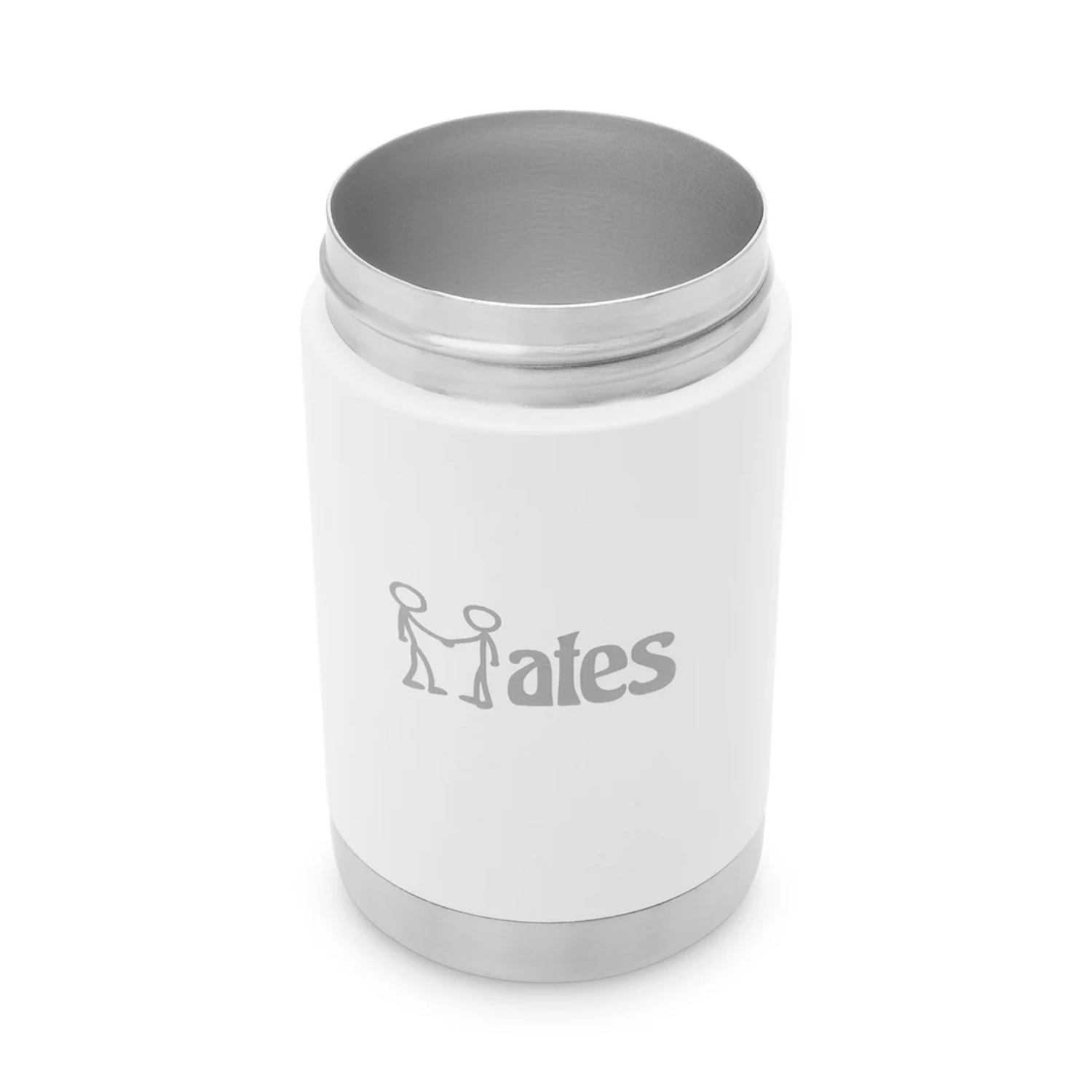 Stainless Stubby Holder (White)