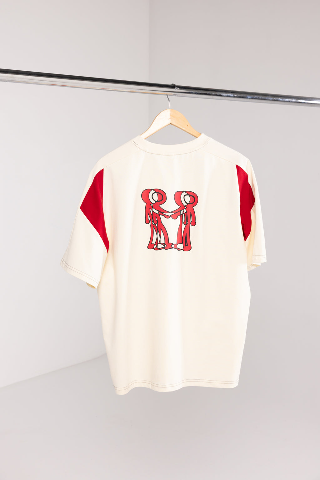 Red/white pilot T-Shirt (limited sizes left)